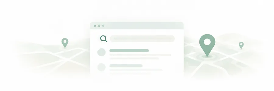 suchmaske mit loaklen google pins